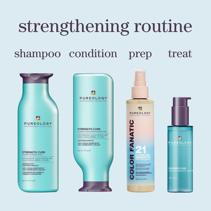 Pureology Strength Cure Dream Healer Hair Serum – Lightweight Leave-In Treatment for Split End Repair, Smoothing & Strengthening Heat Protectant, Vegan, 3.4 Fl Oz Avelisse