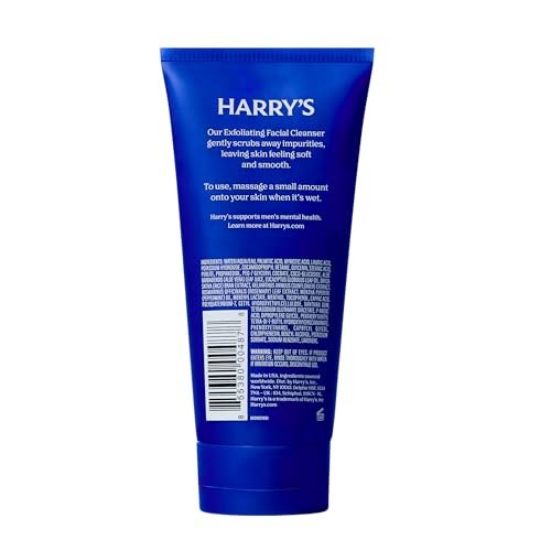 Harry's Exfoliating Face Wash for Men – Gentle Facial Cleanser with Volcanic Rock Exfoliant, 7.1 Fl. Oz (Pack of 2), Home and Travel Bundle TSA Approved - görsel 16