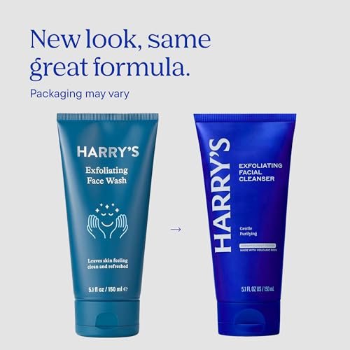 Harry's Exfoliating Face Wash for Men – Gentle Facial Cleanser with Volcanic Rock Exfoliant, 7.1 Fl. Oz (Pack of 2), Home and Travel Bundle TSA Approved - görsel 4