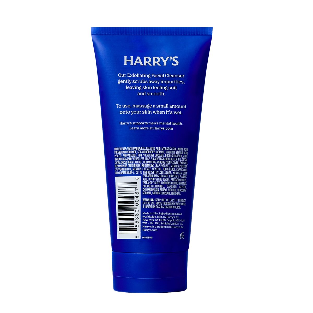Harry's Exfoliating Face Wash for Men – Gentle Facial Cleanser with Volcanic Rock Exfoliant, 7.1 Fl. Oz (Pack of 2), Home and Travel Bundle TSA Approved - görsel 15