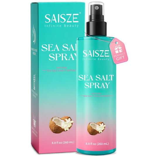 SAISZE Sea Salt Spray for Women and Men | – Effortless Beach Waves: Simply spray onto damp or dry hair, scrunch, – Image 1