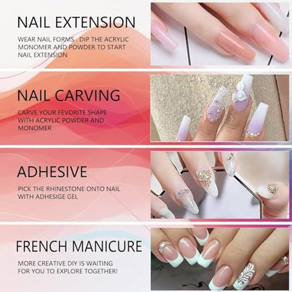 MUSILAN Monomer Acrylic Nail Liquid - 300ml Professional Acrylic Liquid for Powder System, Quick Dry Time for Beginners & Nail Techs Avelisse