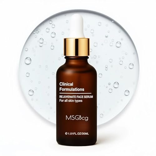 MSGBcg Ageless Rejuvenate Face Serum (Pack of 3) - Anti Wrinkle Firming Serum with 12% Vitamin C & 1% Hyaluronic Acid for All Skin Types Avelisse