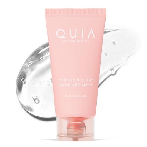 QUIA Collagen Wrapping Mask 75ml - Clinical +92% Firmer Appearance - Overnight Glass Skin Peel Off - Korean Skincare - All Skin Types Avelisse