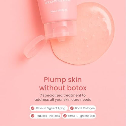 QUIA Collagen Wrapping Mask 75ml - Clinical +92% Firmer Appearance - Overnight Glass Skin Peel Off - Korean Skincare - All Skin Types Avelisse