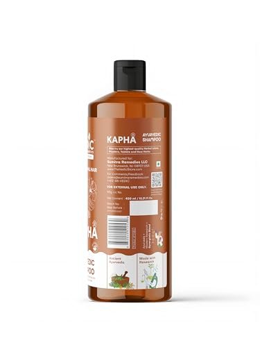 Vedic Kapha Natural Ayurvedic Shampoo for Oily/Normal Hair - Lemon & Tea Tree Oil, 16.9 fl oz - görsel 6