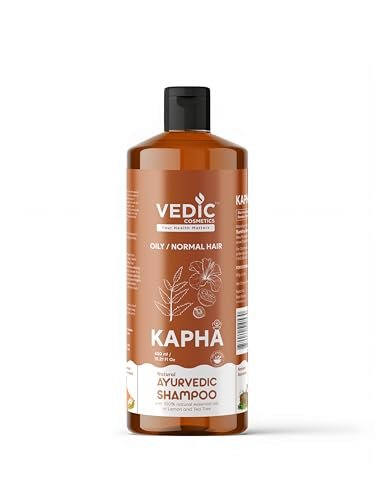 Vedic Kapha Natural Ayurvedic Shampoo for Oily/Normal Hair - Lemon & Tea Tree Oil, 16.9 fl oz - görsel 2