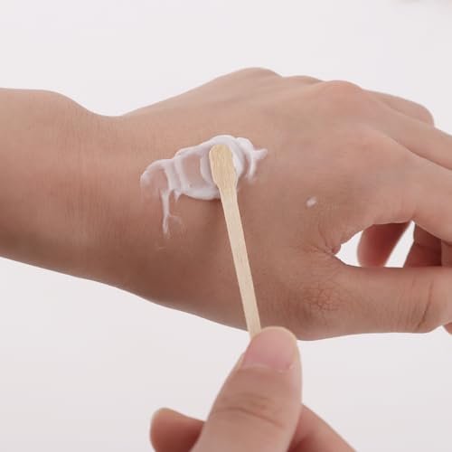 1200 Pcs Wooden Wax Sticks - Small Wax Spatulas Applicator for Hair Removal, Eyebrow, Lip, Nose, Brow - görsel 12