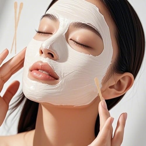 1200 Pcs Wooden Wax Sticks - Small Wax Spatulas Applicator for Hair Removal, Eyebrow, Lip, Nose, Brow - görsel 8