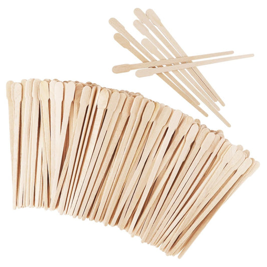 1200 Pcs Wooden Wax Sticks - Small Wax Spatulas Applicator for Hair Removal, Eyebrow, Lip, Nose, Brow