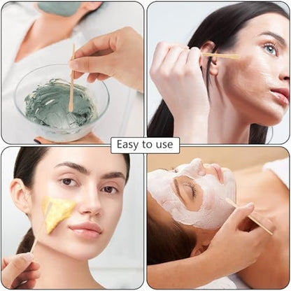 1200 Pcs Wooden Wax Sticks - Small Wax Spatulas Applicator for Hair Removal, Eyebrow, Lip, Nose, Brow