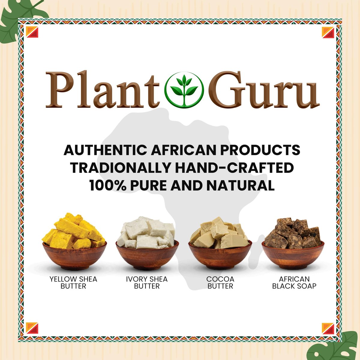 Plant Guru Raw African Black Soap 5 oz. Bar - Pure & Natural Traditional Skincare for Face, Body & Hair | Handmade Cleanser for All Skin Types Imported From Ghana - görsel 15