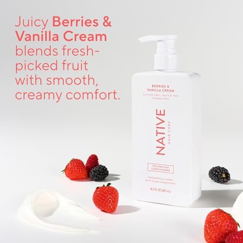 Native Volumizing Conditioner Berries & Vanilla Cream - 16.5 fl oz | Sulfate-Free & Paraben-Free - görsel 16