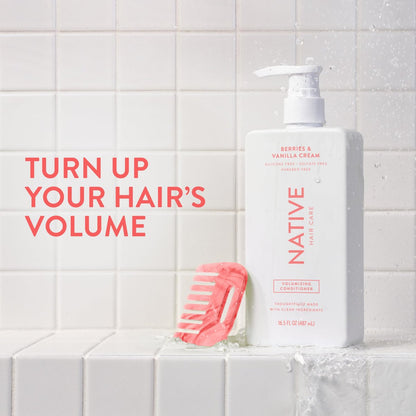 Native Volumizing Conditioner Berries & Vanilla Cream - 16.5 fl oz | Sulfate-Free & Paraben-Free