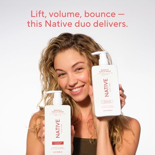 Native Volumizing Conditioner Berries & Vanilla Cream - 16.5 fl oz | Sulfate-Free & Paraben-Free - görsel 10