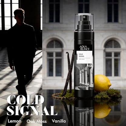 AQUA BLANCE Body Spray for Men - Long Lasting Refreshing Spray, Pack of 3 (Spice Voltage, Cold Signal, Remain Glow), 3.4 Fl Oz Each Avelisse