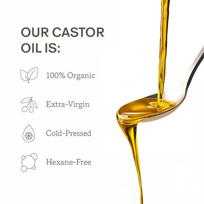 Third Layer Castor Oil Body Oil – 100% Organic, Cold-Pressed, Hexane-Free with Magnesium & Frankincense for Skin Hydration & Evening Self-Care, Night Oil (14 fl oz) Avelisse
