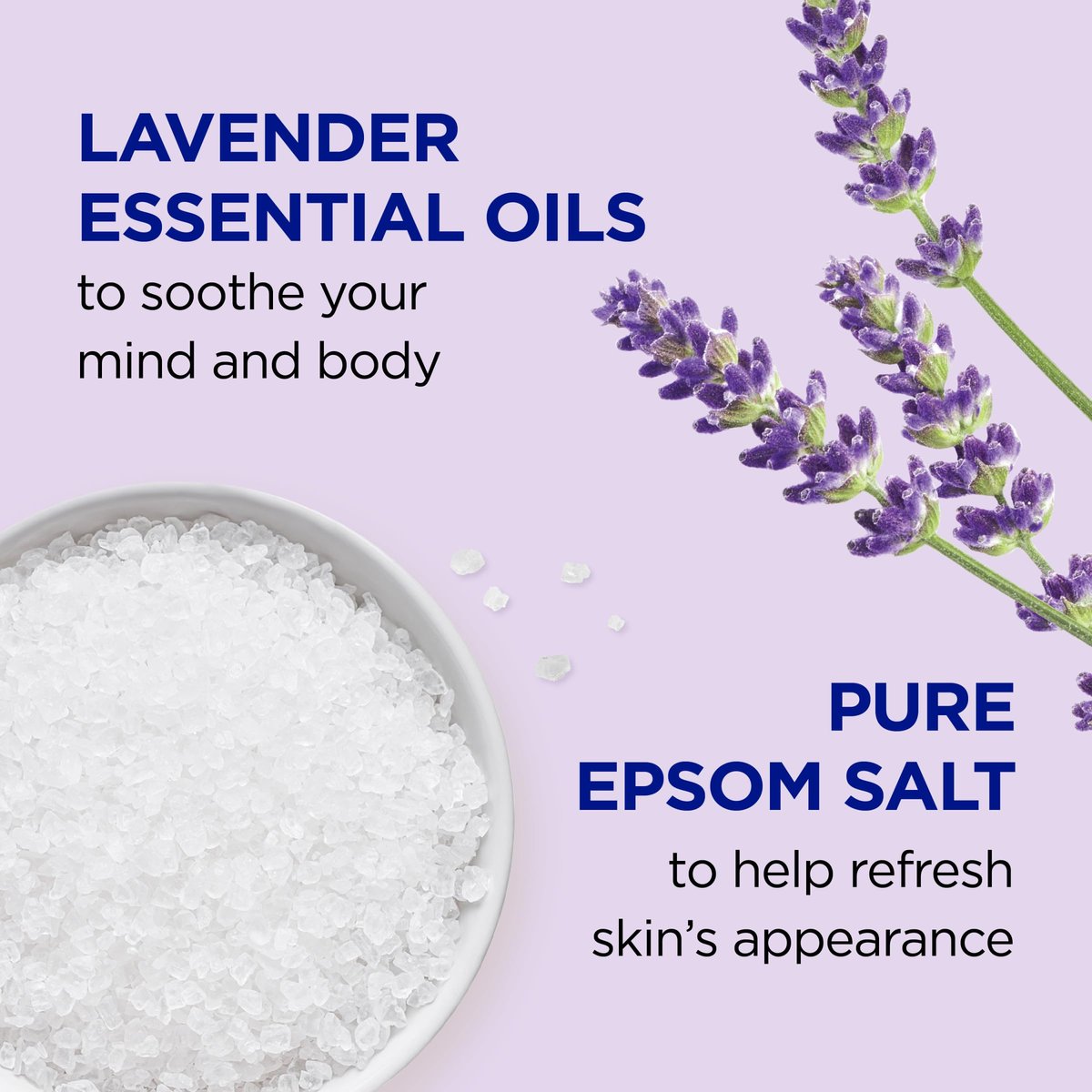 Dr Teal's Foaming Bath with Pure Epsom Salt, Soothe & Sleep with Lavender, 62.5 fl oz Avelisse