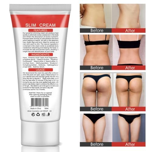akareni Hot Cream for Belly – Slimming & Firming Fat Burning Cream for Stomach, Waist & Buttocks – Moisturizing Cellulite Cream for Women and Men - görsel 8