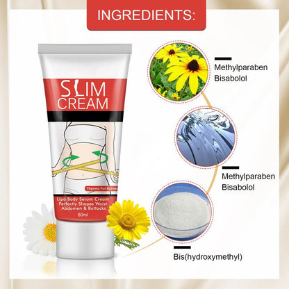 akareni Hot Cream for Belly – Slimming & Firming Fat Burning Cream for Stomach, Waist & Buttocks – Moisturizing Cellulite Cream for Women and Men