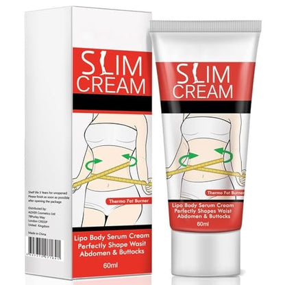 akareni Hot Cream for Belly – Slimming & Firming Fat Burning Cream for Stomach, Waist & Buttocks – Moisturizing Cellulite Cream for Women and Men