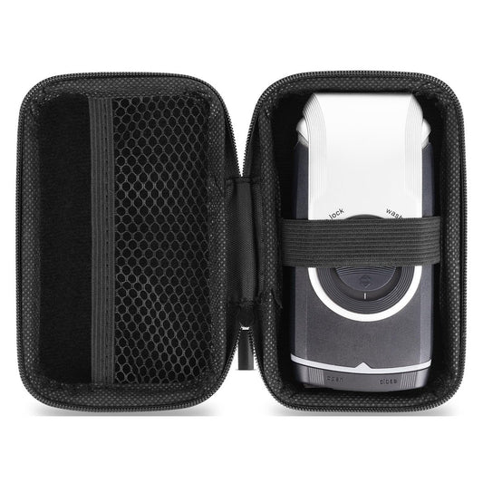 Linkidea Travel Shaver Case - Protective Mini Electric Razor Storage Bag for Braun M60, M90, Portable Shaver Holder (Black)
