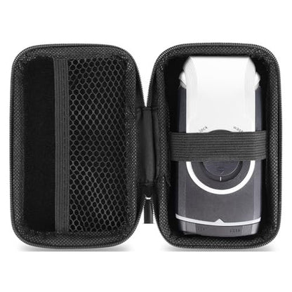 Linkidea Travel Shaver Case - Protective Mini Electric Razor Storage Bag for Braun M60, M90, Portable Shaver Holder (Black)