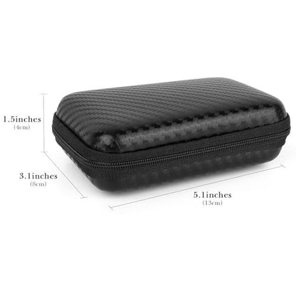 Linkidea Travel Shaver Case - Protective Mini Electric Razor Storage Bag for Braun M60, M90, Portable Shaver Holder (Black)