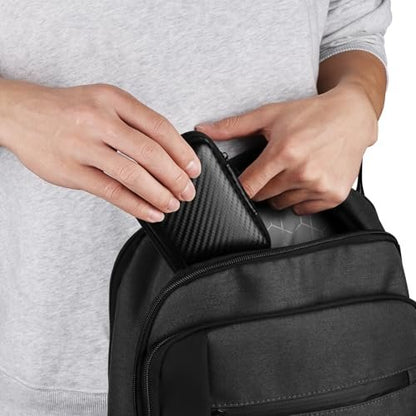 Linkidea Travel Shaver Case - Protective Mini Electric Razor Storage Bag for Braun M60, M90, Portable Shaver Holder (Black)