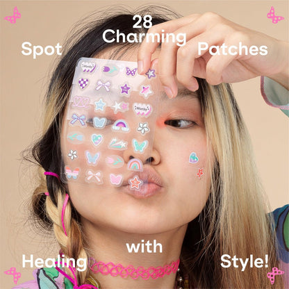ZVYK Pimple Patches Cute for Face (28 Unique Acne Patch Designs) | Hydrocolloid, Salicylic Acid, Tea Tree | Strong Adhesion, Waterproof, Vegan | Confidence Patch Be You