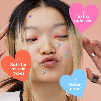 ZVYK Pimple Patches Cute for Face (28 Unique Acne Patch Designs) | Hydrocolloid, Salicylic Acid, Tea Tree | Strong Adhesion, Waterproof, Vegan | Confidence Patch Be You