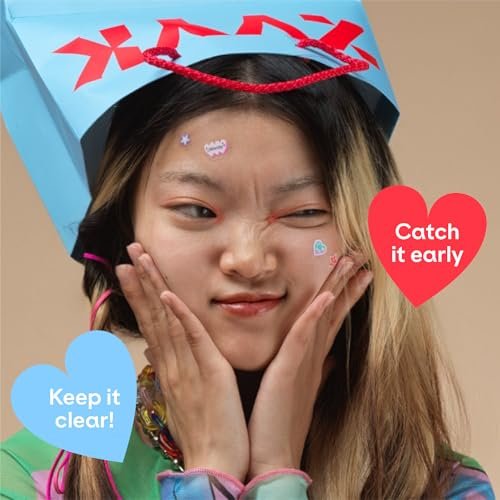 ZVYK Pimple Patches Cute for Face (28 Unique Acne Patch Designs) | Hydrocolloid, Salicylic Acid, Tea Tree | Strong Adhesion, Waterproof, Vegan | Confidence Patch Be You - görsel 14
