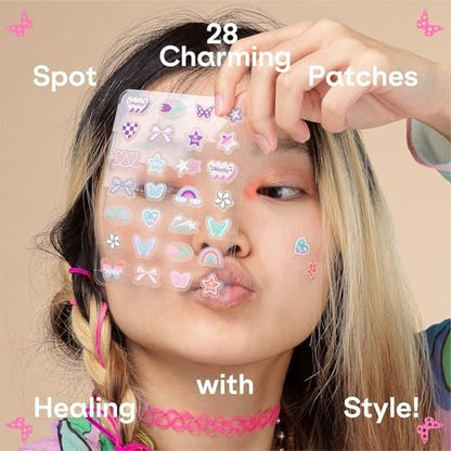 ZVYK Pimple Patches Cute for Face (28 Unique Acne Patch Designs) | Hydrocolloid, Salicylic Acid, Tea Tree | Strong Adhesion, Waterproof, Vegan | Confidence Patch Be You