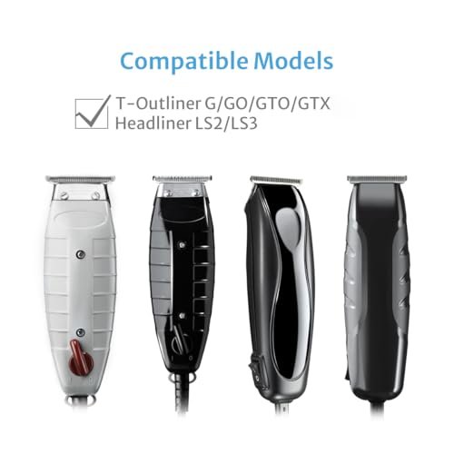 T-Blades Replacement Blades Compatible with Andis T-Outliner G, GO, GTO, GTX, Headliner LS2, LS3 – New Version, 1 Pack (Black) - görsel 4
