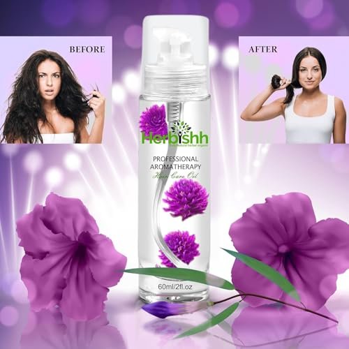 Herbishh Black Hair Color Shampoo - 3-In-1 Magic Dye for Gray Hair, 500ml + Essential Flower Hair Oil for Dry & Damaged Hair, 60ml - görsel 14