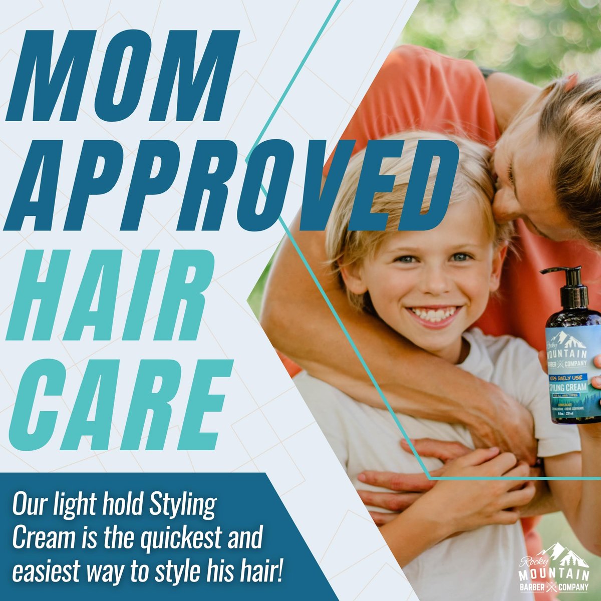 Kids Hair Styling Cream - Tame & Style Hair in Seconds - Citrus Scent, Light Hold, Low Shine - 8 oz Avelisse