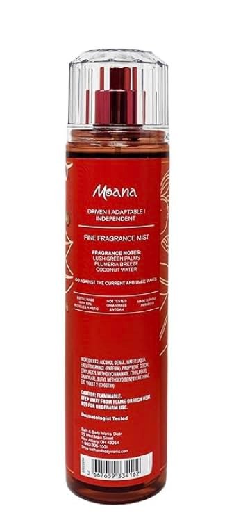Bath & Body Works PRINCESS Collection Fine Fragrance Mist Moana - 8 fl oz / 236 ml Avelisse