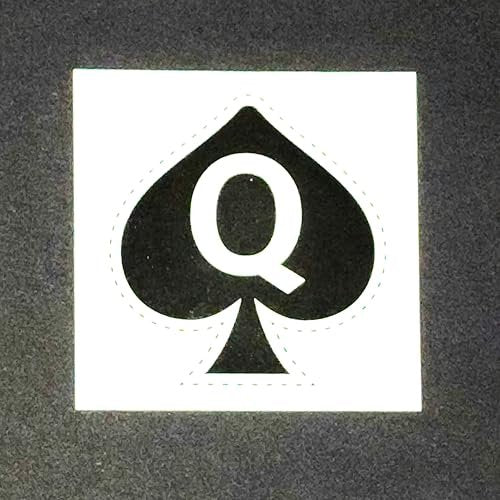 Queen of Spades Temporary Tattoo – 5-Piece Black Small Tattoos for Adults - görsel 7