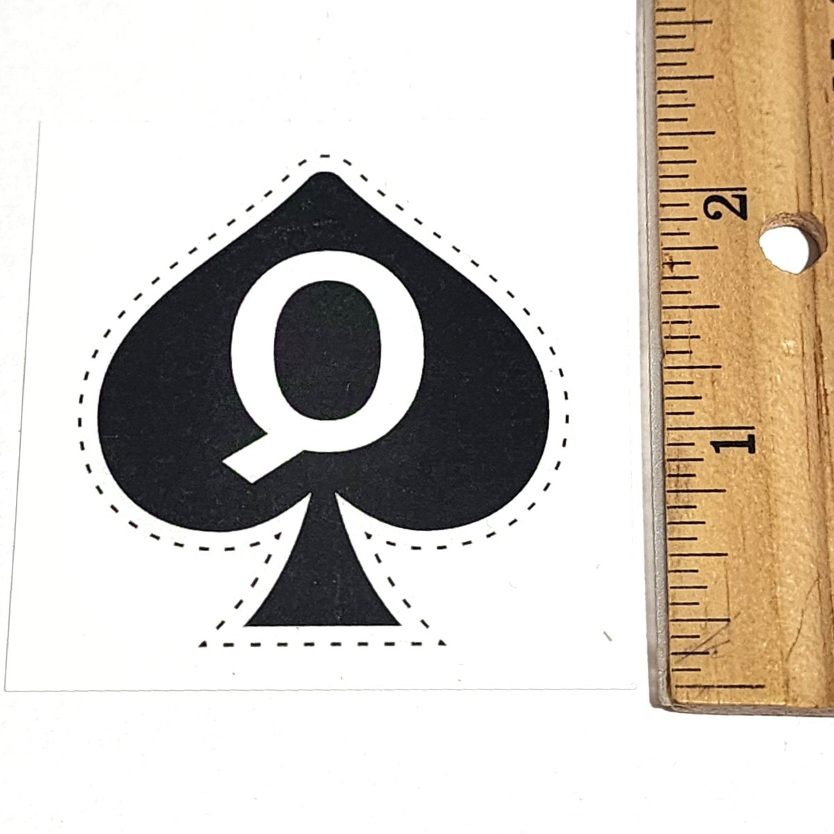 Queen of Spades Temporary Tattoo – 5-Piece Black Small Tattoos for Adults - görsel 12