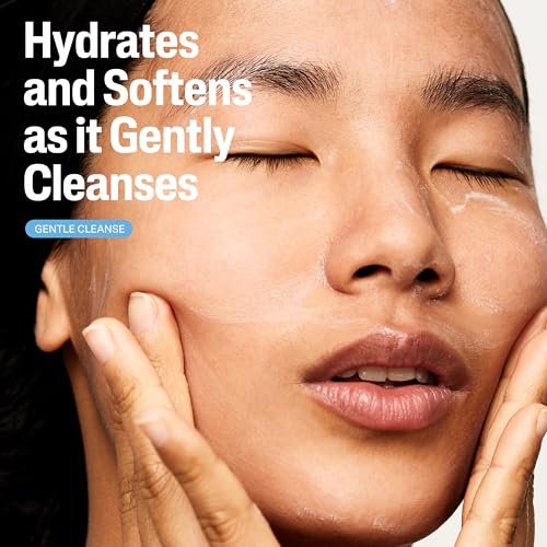 Cetaphil Hydrating Gentle Skin Cleanser for Dry to Normal Sensitive Skin, Fragrance Free, 8 oz (Pack of 3) Avelisse