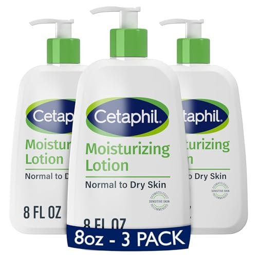 Cetaphil Face & Body Moisturizer, Hydrating Moisturizing Lotion for All Skin Types, Suitable for Sensitive Skin, 8 oz, Pack of 3 Avelisse