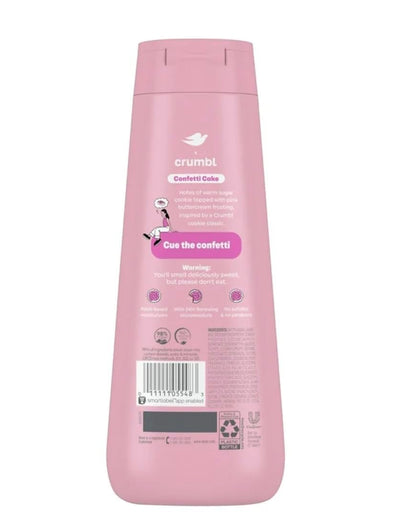 Dove x Crumbl Moisturizing Liquid Body Wash | Confetti Cake | 20 oz Avelisse