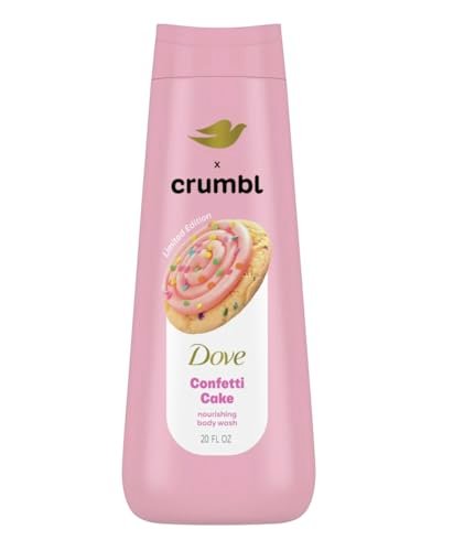 Dove x Crumbl Moisturizing Liquid Body Wash | Confetti Cake | 20 oz Avelisse