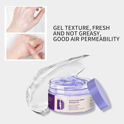 iekufes Joint Purple Gel Soothing Massage Cream – Full-Body Joint Support for Knees, Lumbar, Neck, Hands & Feet (2-Pack, 0.88 Fl Oz Each) Avelisse