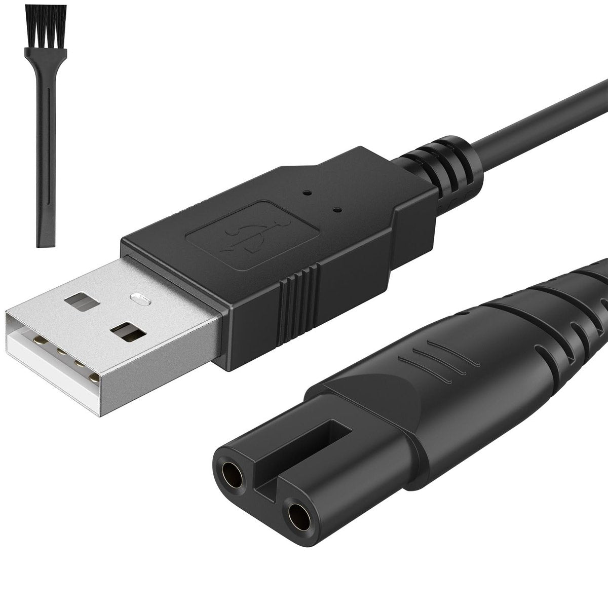 Meliya USB Charger Cable for Skull Pitbull Clippers – Compatible with Palm, Butterfly Kiss, Beast Clipper PRO Shaver – 3.3 Feet Charging Cord - görsel 1