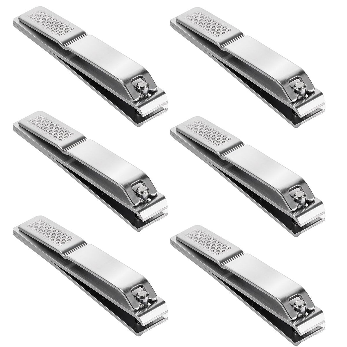 6-Piece Straight Nail Clippers for Thick Toenails – Heavy Duty Stainless Steel Edge Cutters for Men and Women - görsel 13
