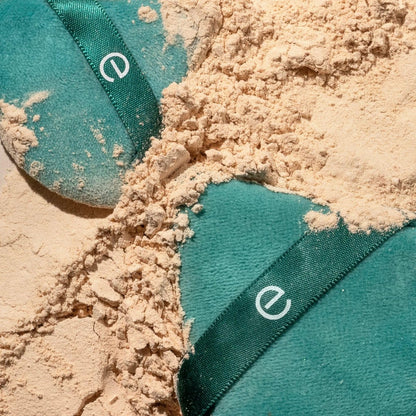 EcoTools Powder Puff Duo: Full-Size & Mini Puffs for Flawless Powder Application – Vegan & Cruelty-Free