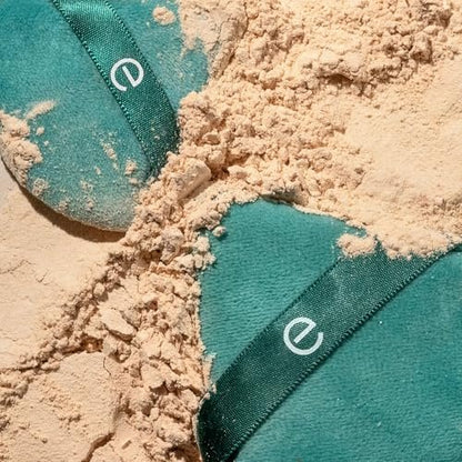 EcoTools Powder Puff Duo: Full-Size & Mini Puffs for Flawless Powder Application – Vegan & Cruelty-Free
