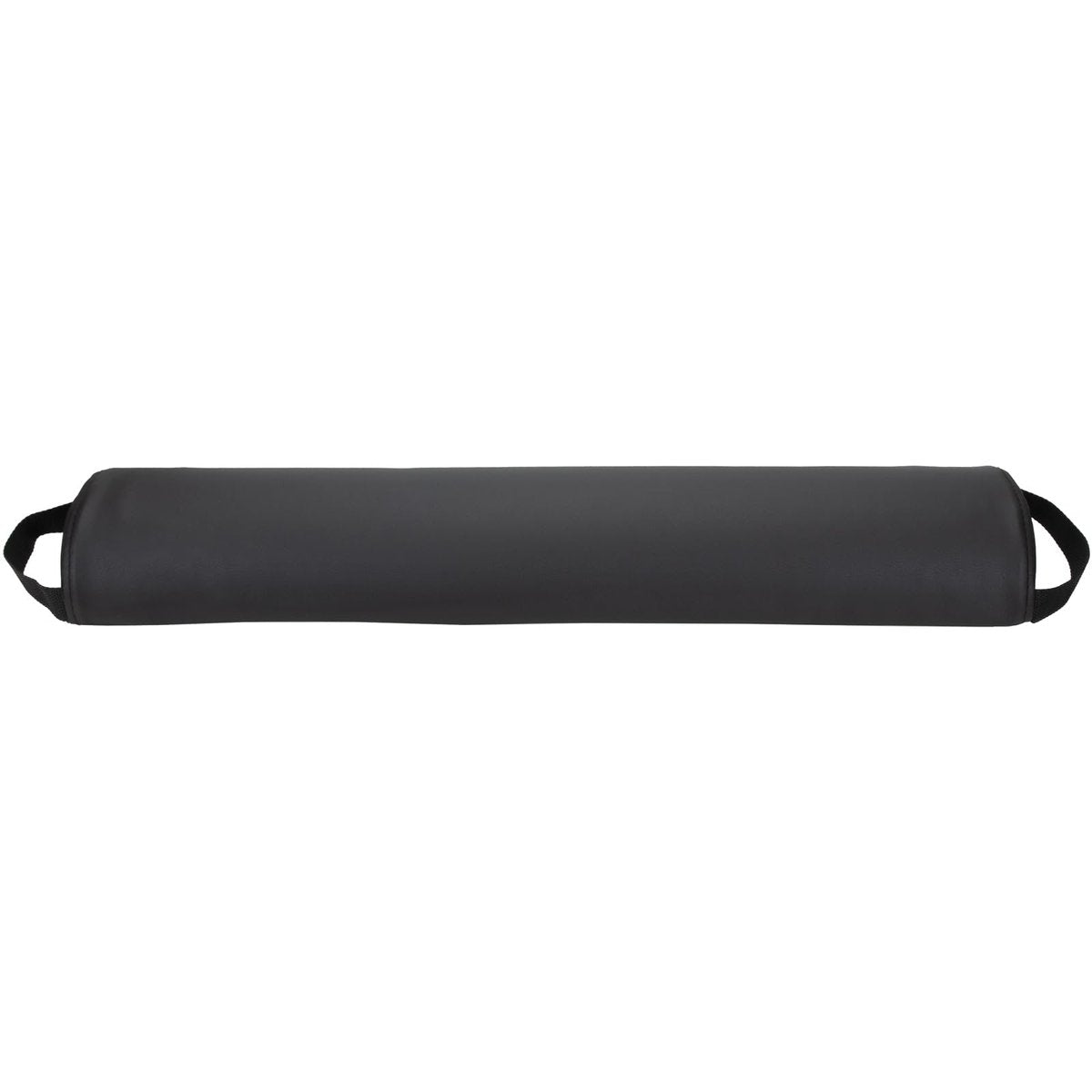 ForPro Premium Half-Round Bolster Pillow for Massage and Yoga - Oil and Stain-Resistant, 6"W x 3"H x 26"L, Black Avelisse