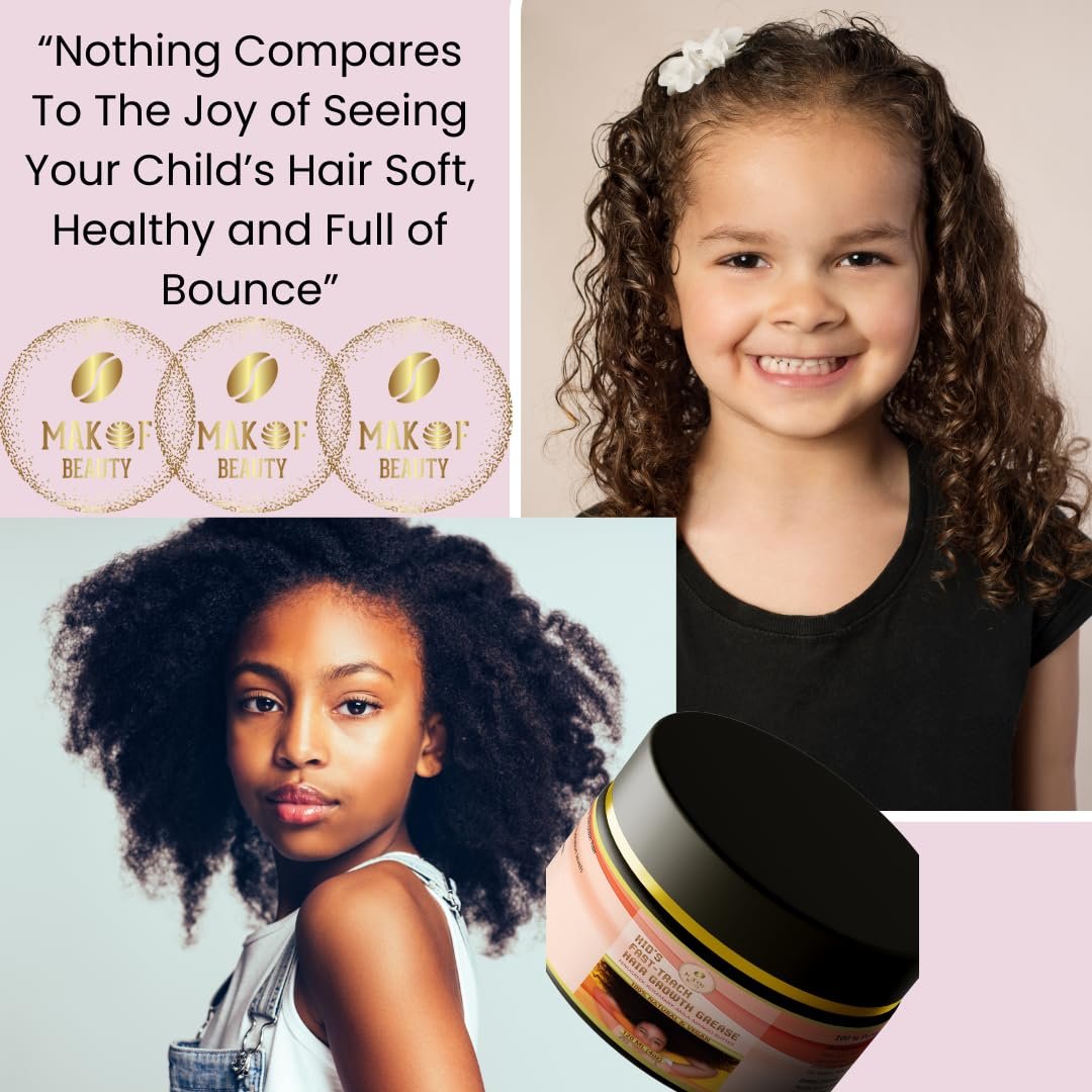 Kid's Hair Growth Grease with Raw Organic Batana Extract, Rosemary, Fenugreek, Amla Oil & Mango Butter – 120 ml Avelisse